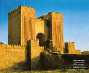 Ninive - muraglia e portale
